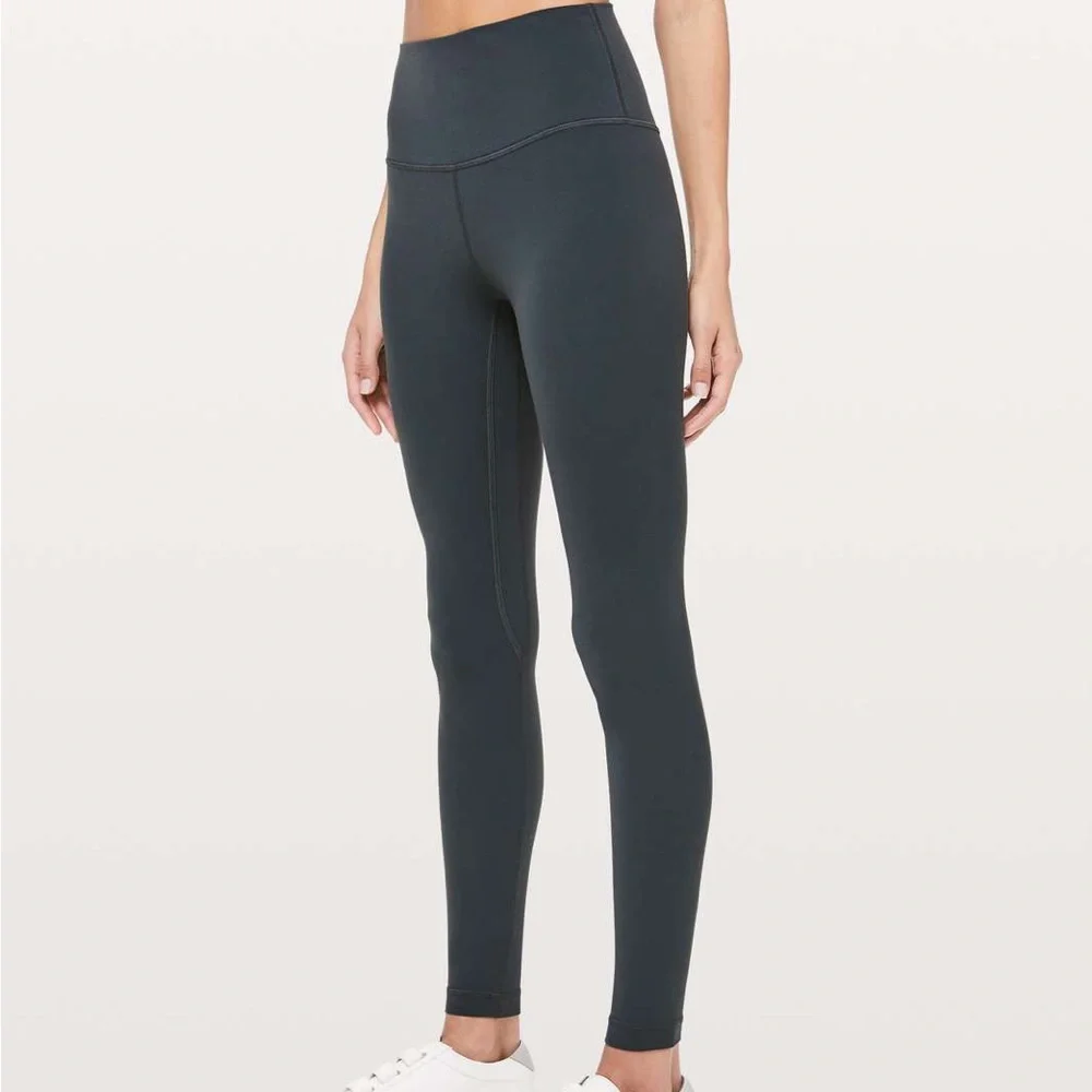 Lululemon Align Pant / Leggings Full Length 28" Melanite Blue Size 6 - Picture 6 of 10